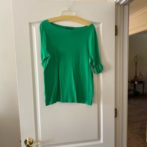 Ralph Lauren Green Short Sleeve Blouse- Size 1X